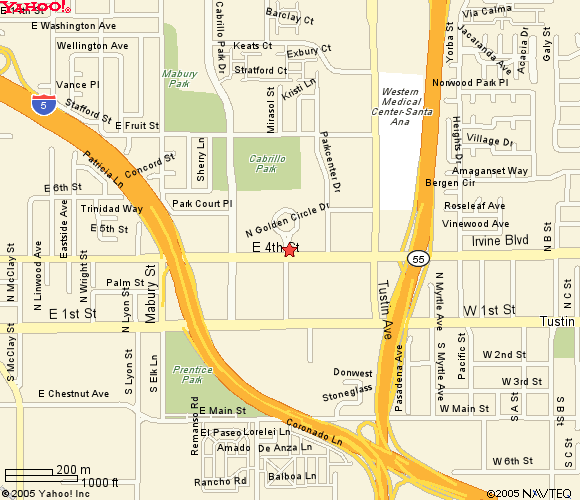 Yahoo Map of our Office Location
